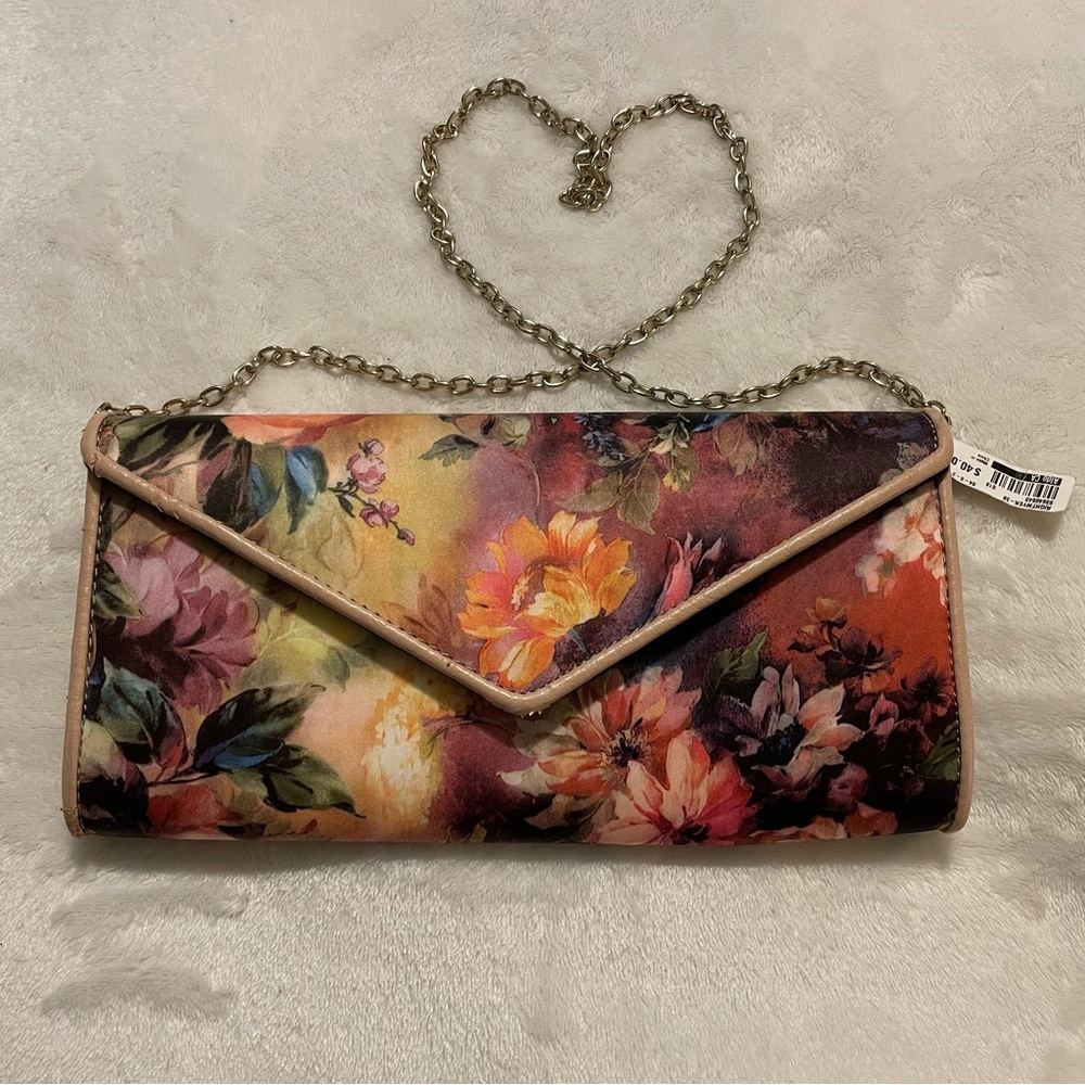 ALDO Floral Clutch